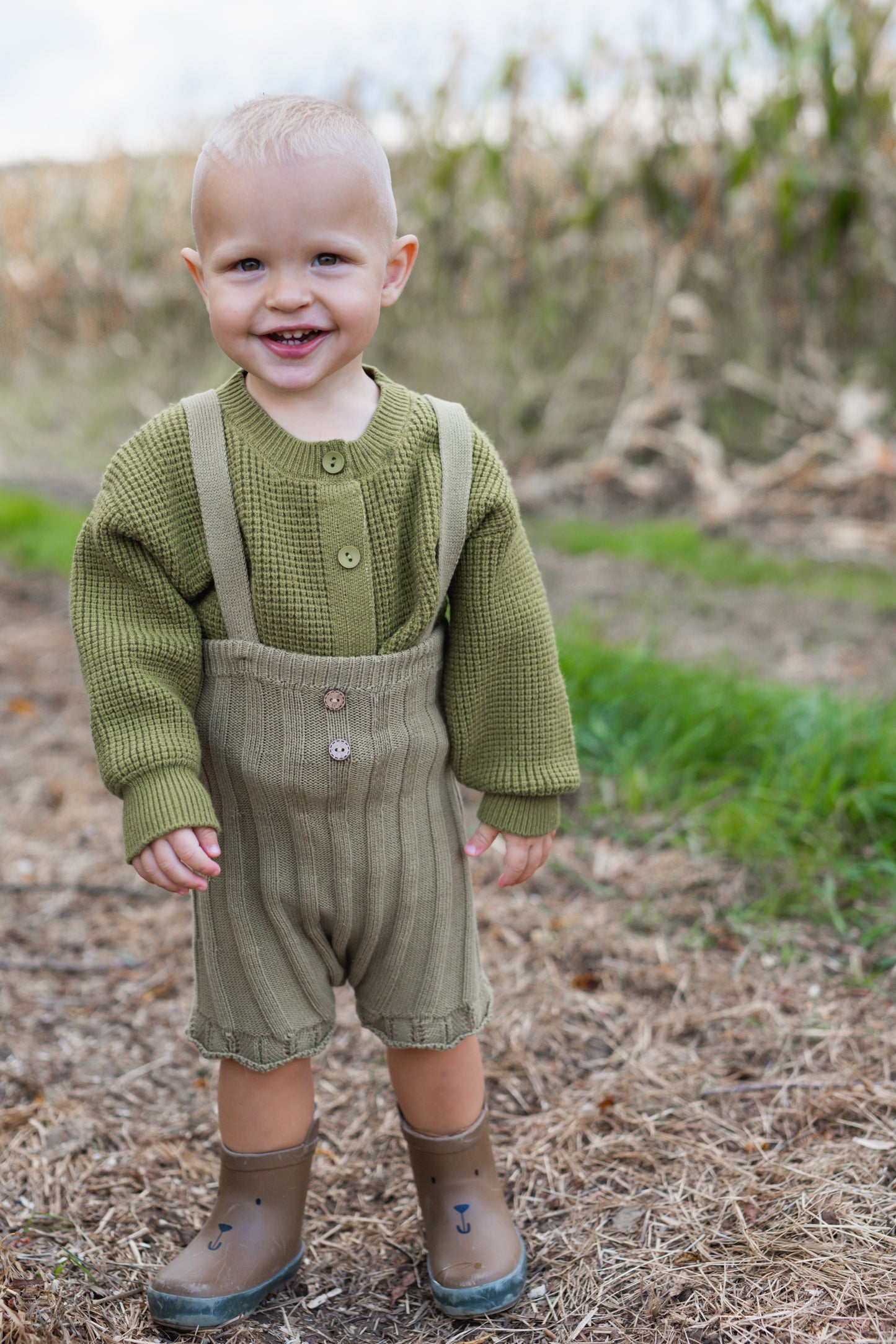Knitted Bloomers Romper Vintage - SOALSA