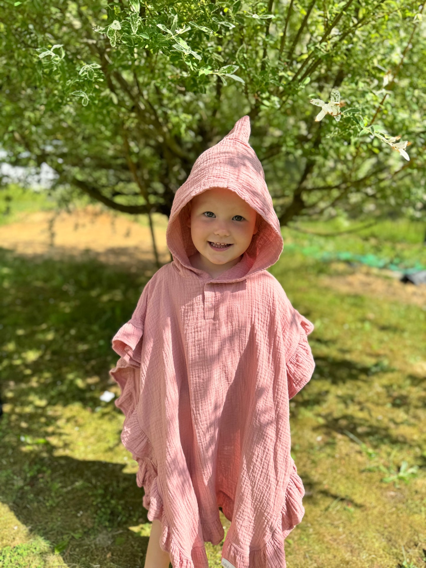 Organic Muslin Poncho - SOALSA