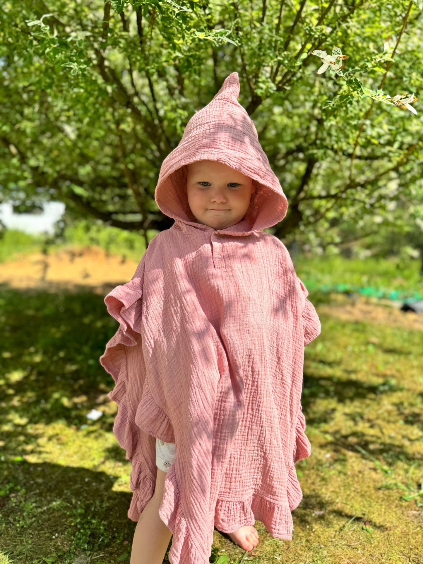 Organic Muslin Poncho - SOALSA
