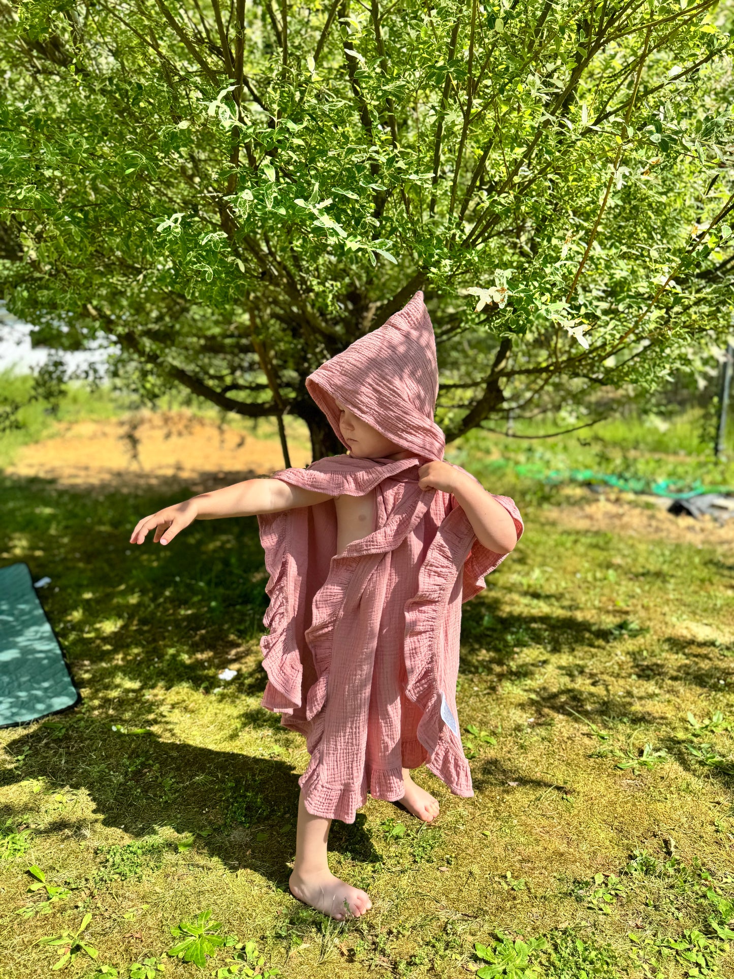 Organic Muslin Poncho - SOALSA