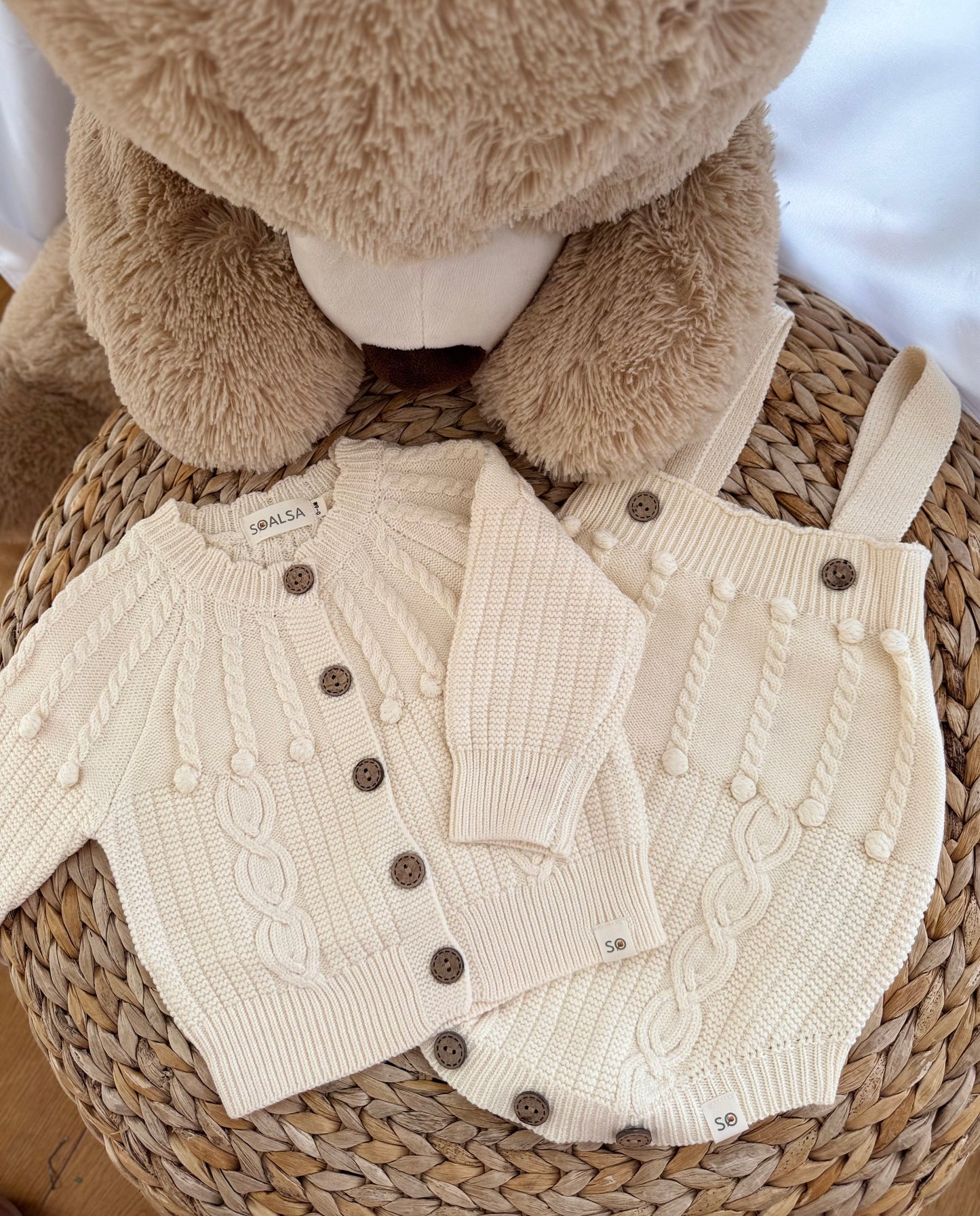 Knitted Baby Cardigan Sweater Cocco