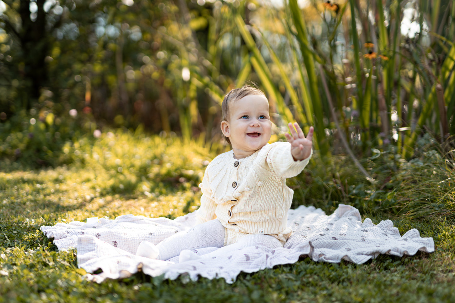 6-12m Baby Knitted 3 pcs Set