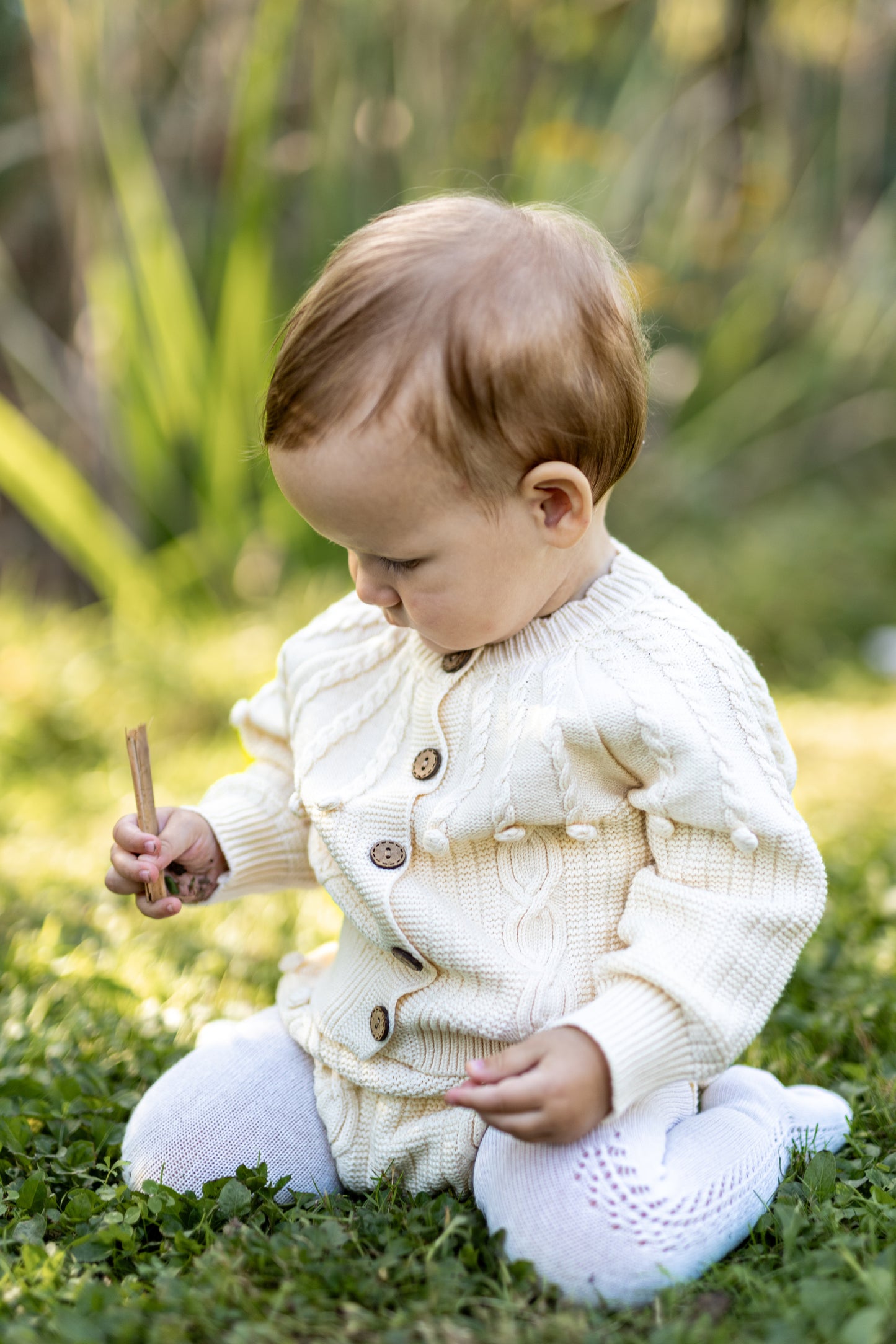 6-12m Baby Knitted 3 pcs Set