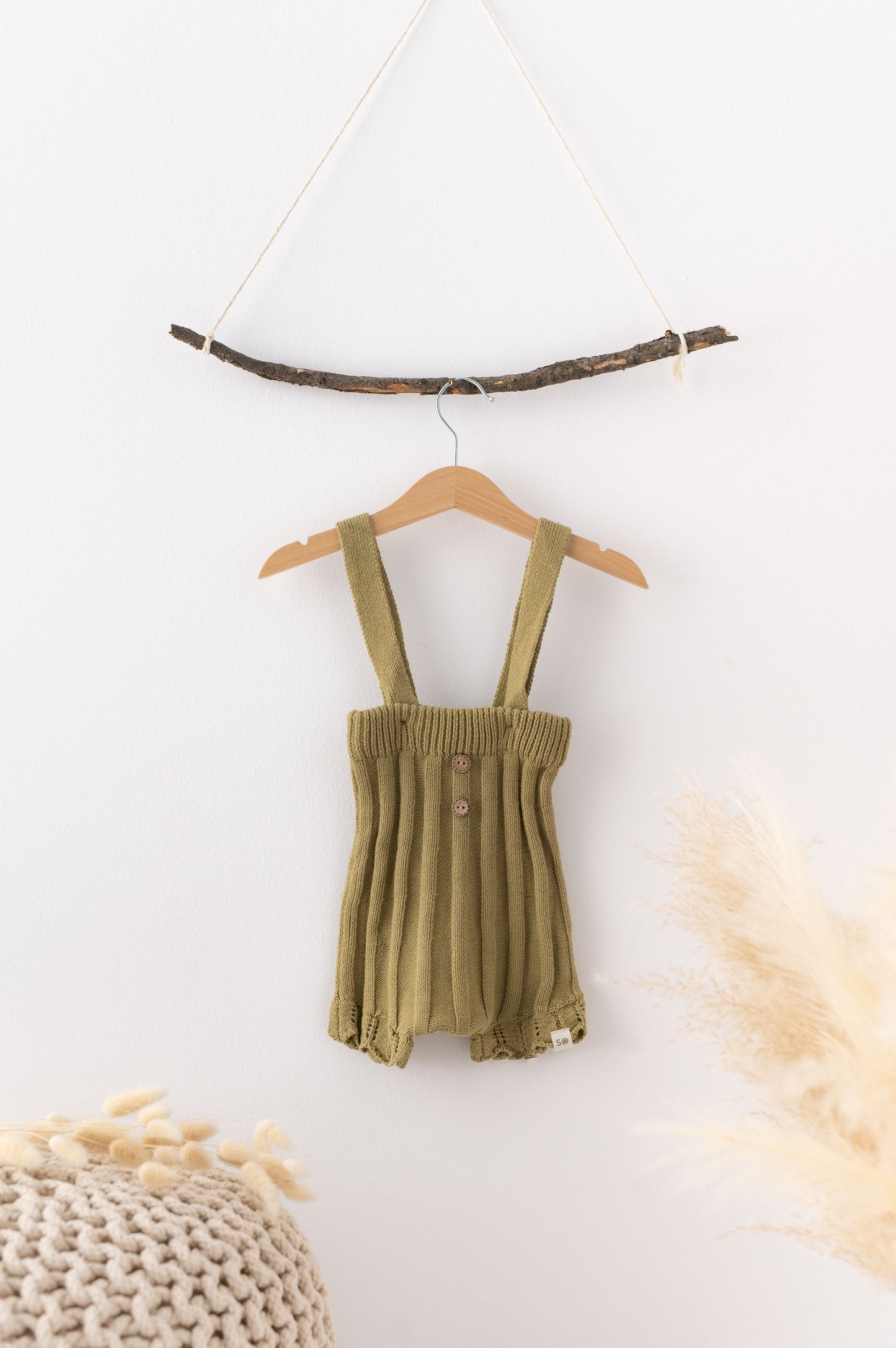 Knitted Bloomers Romper Vintage - SOALSA