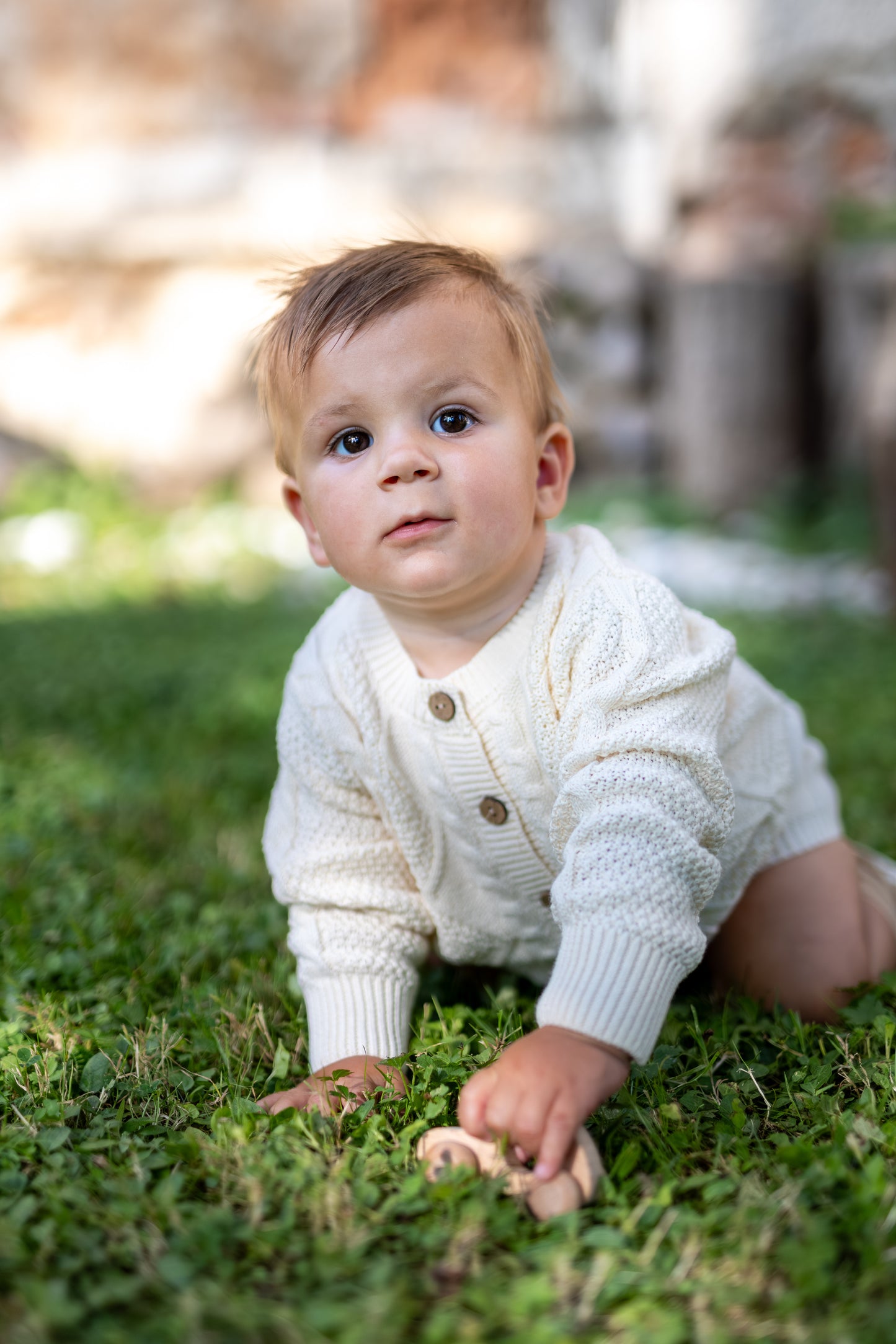 6-12m Knitted Baby 3pcs Set