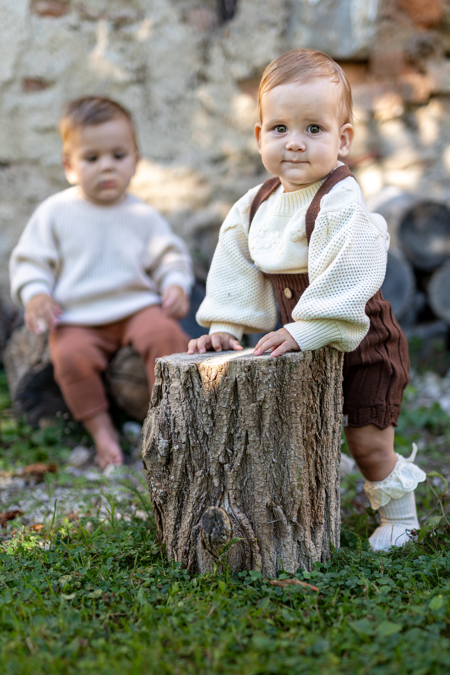 Knitted Bloomers Romper Vintage