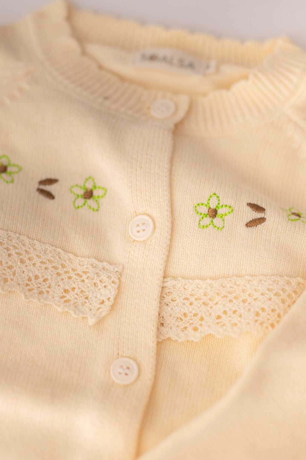 Cotton Cardigan Sweater Bella - SOALSA