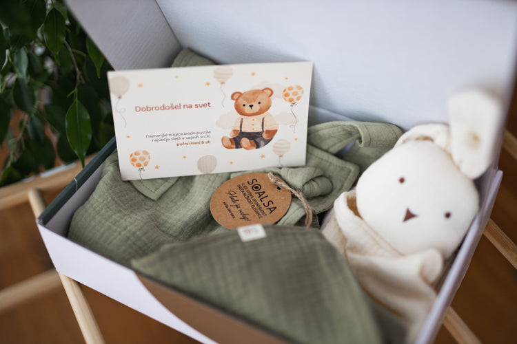 Gift Box Set - SOALSA - Personalizirano darilo ob rojstvu