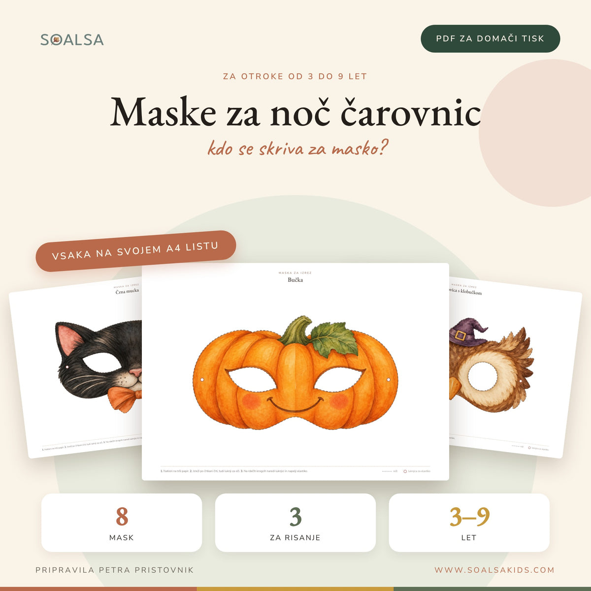 Maske za noč čarovnic