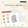 Noč čarovnic – veliki paket za otroke, 10 PDF izdelkov v enem (141 strani)