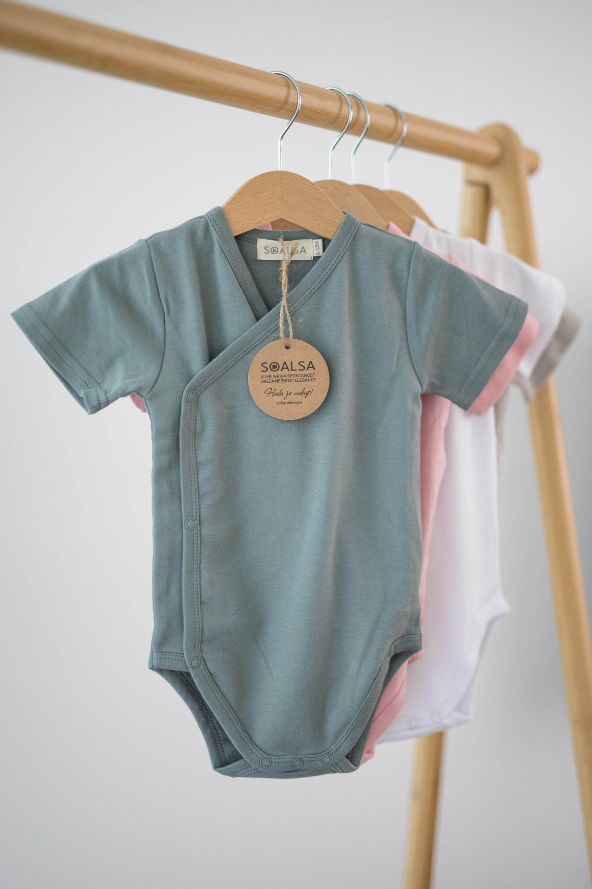 2-Pack Kimono Side-Snap Bodysuits - SOALSA