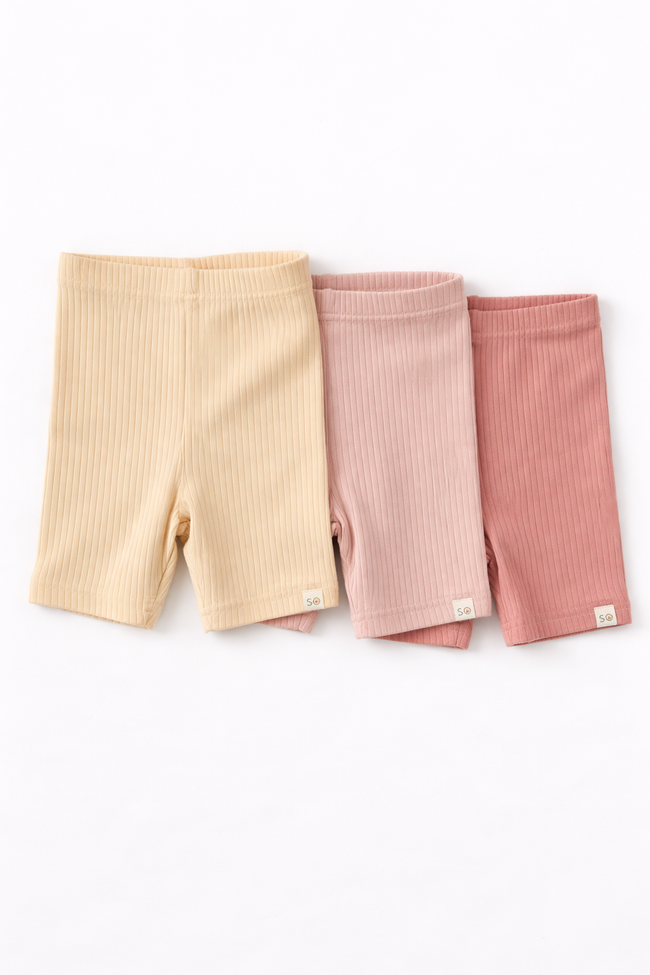 Girl’s Short Leggings 3-Pack