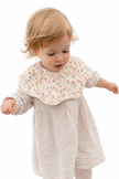 2 pcs Girl’s Bibs Muslin