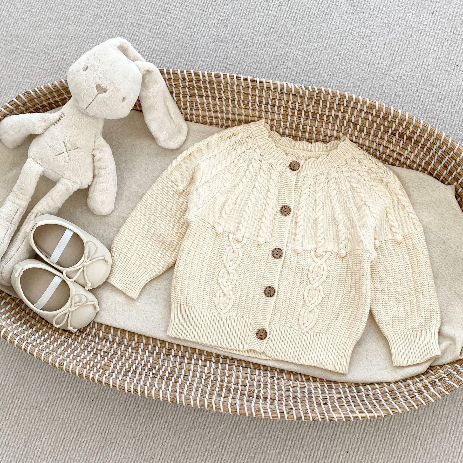 Knitted Baby Cardigan Sweater Cocco - SOALSA