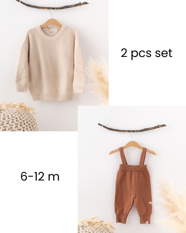 6-12m Autumn Unisex Outfit