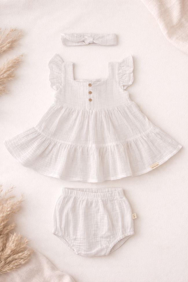 3-Piece Outfit White Orhidelia