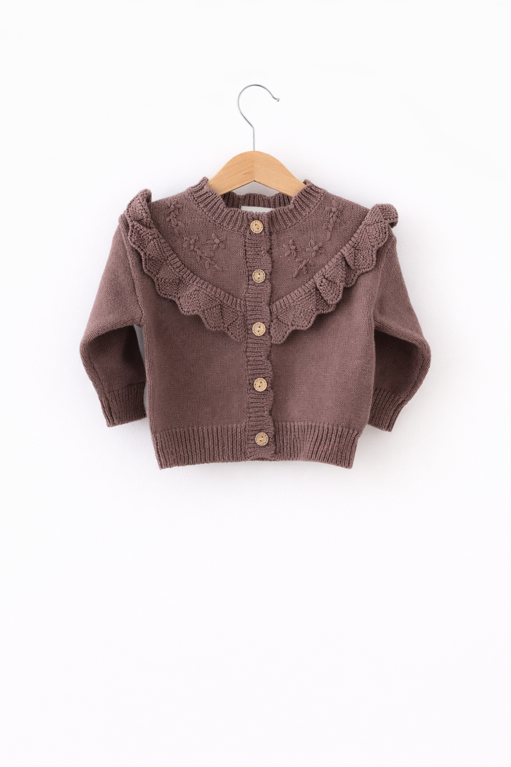 Knitted Baby Cardigan Sweater Vintage