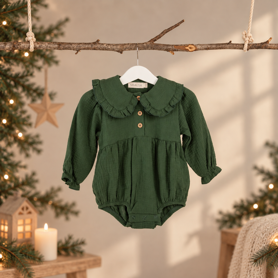 Pine Green | Božični Romper