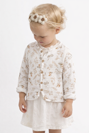 Muslin Cardigan Oversized Forest