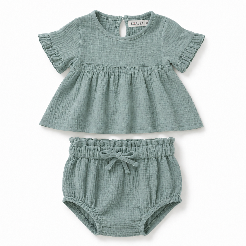 Muslin Baby Clothing Set Summer