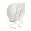 Cotton Lace Baby Bonnet 0-1y
