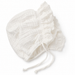 Cotton Lace Baby Bonnet 0-1y