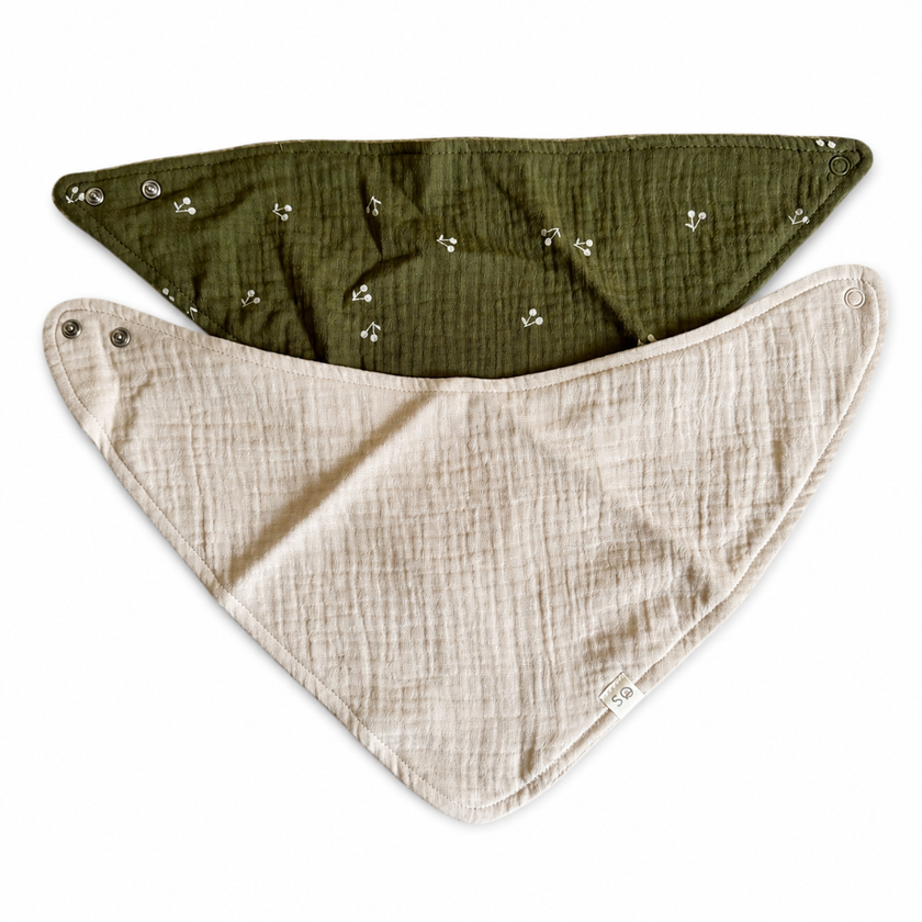 Muslin Baby Bibs Set 3pcs