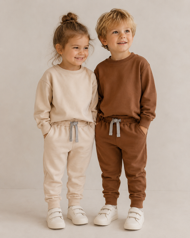 French Terry Long Tracksuit Pants