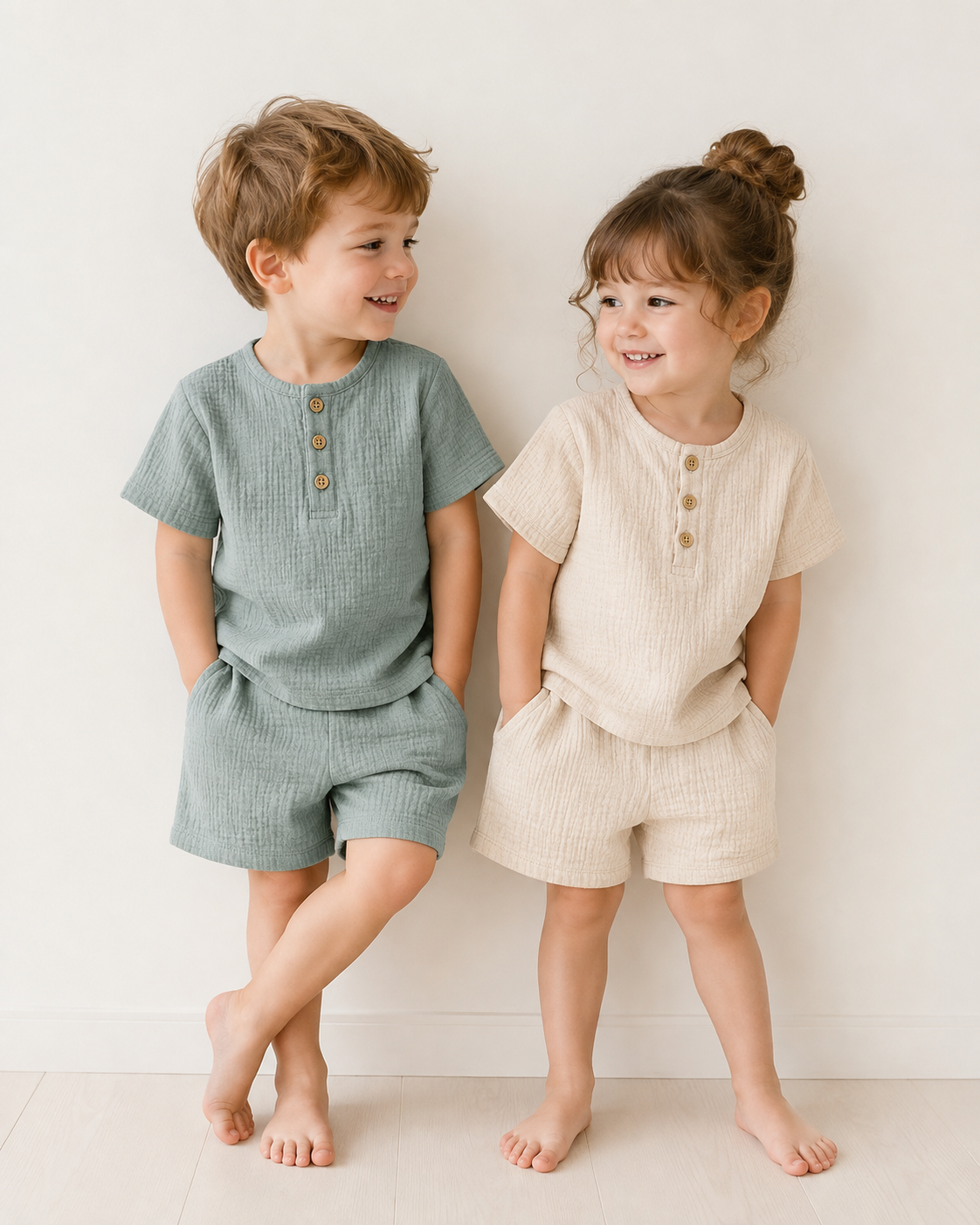 Muslin Summer Unisex Set