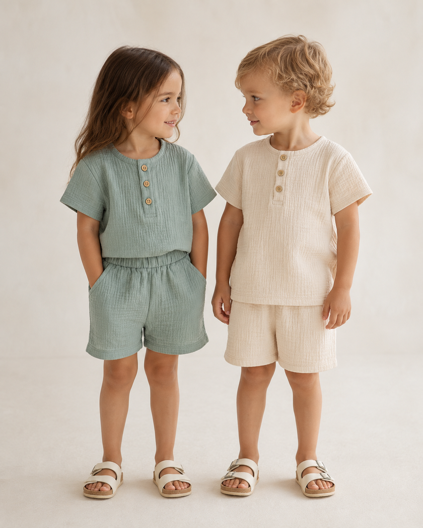 Muslin Summer Unisex Set
