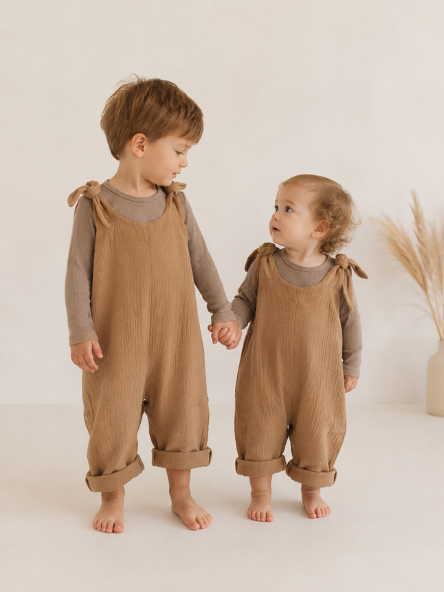 Muslin Jumpsuit Knott Autumn