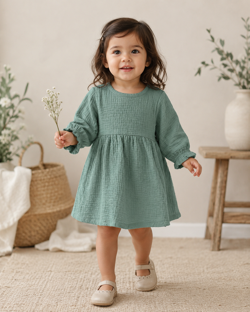 Baby Muslin Dress Luna