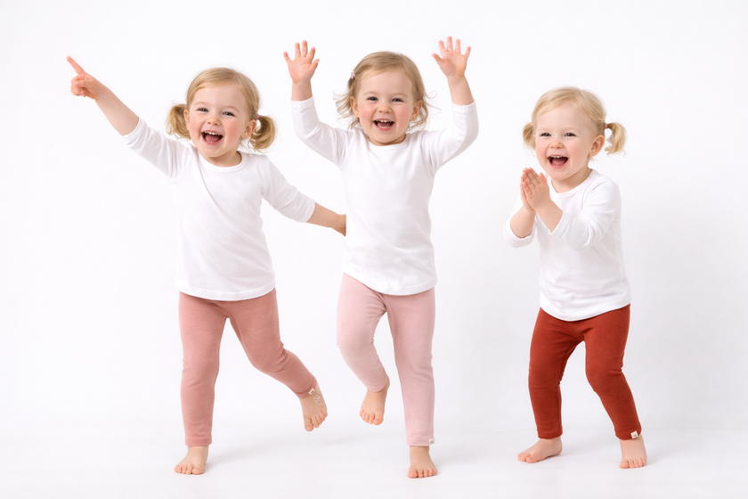 Legging Pants Organic Cotton 3pcs Set GIRLS