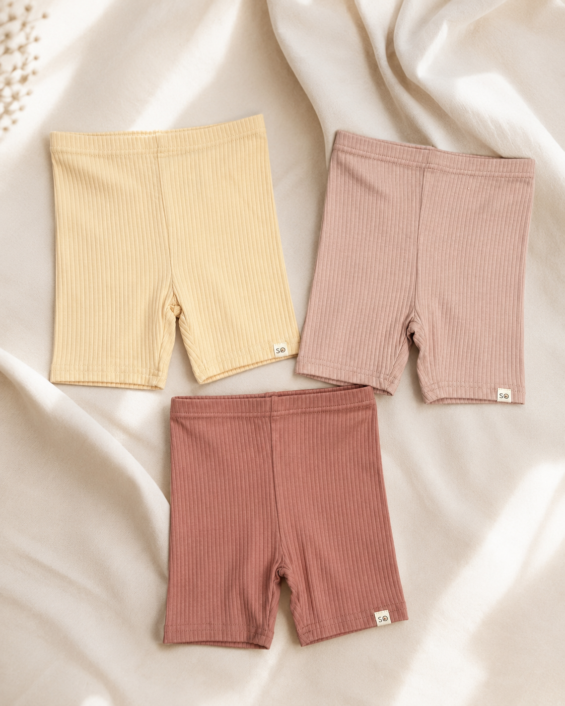 Unisex Ribbed Leggings Shorts