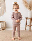 Ribbed Cotton Unisex Long Set