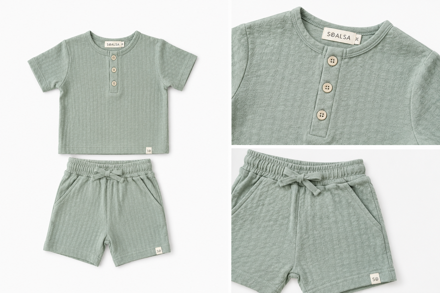 Honeycomb Cotton Unisex Set