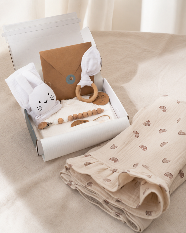 PREMIUM Darilo ob rojstvu otroka WHITE