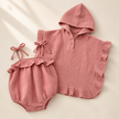 SET: Muslin Romper & Poncho -77%