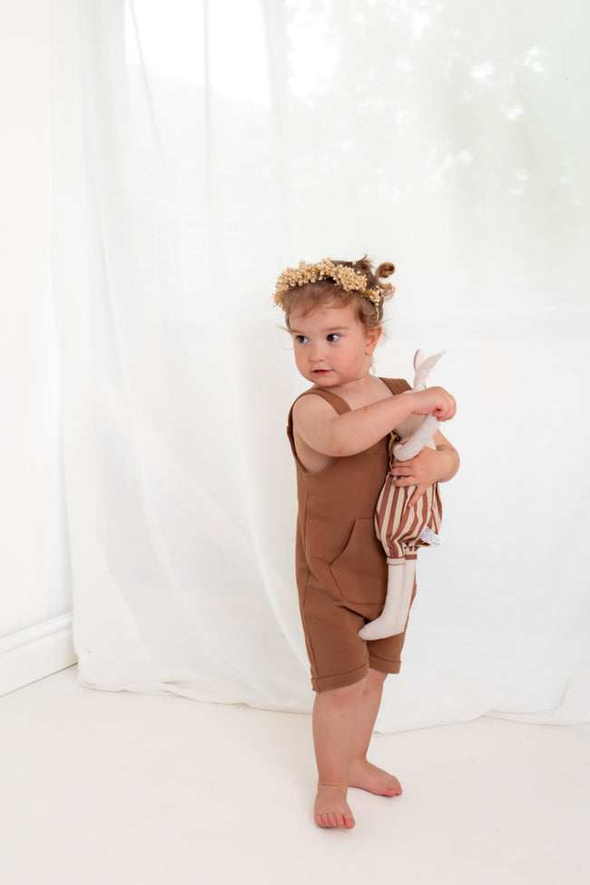 French Terry Vintage Romper Overall