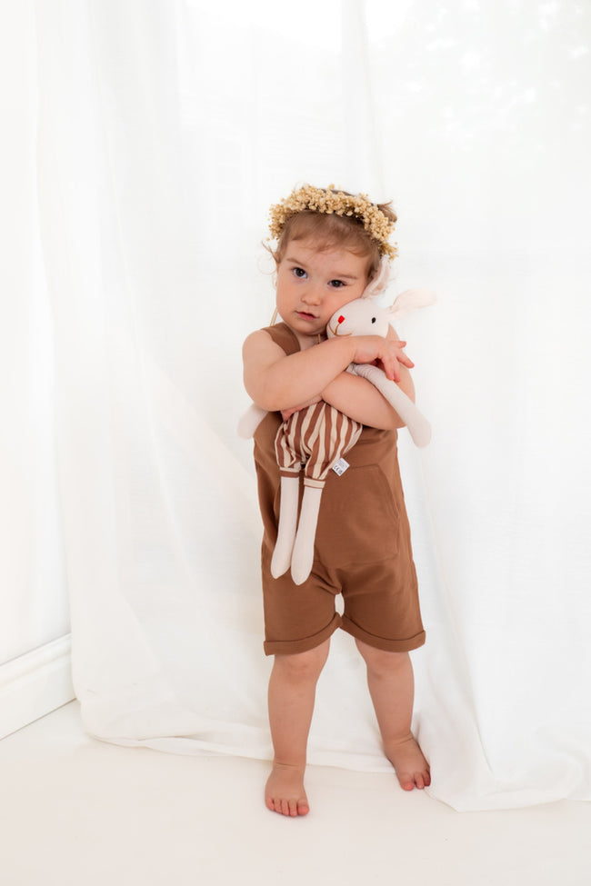 French Terry Vintage Romper Overall