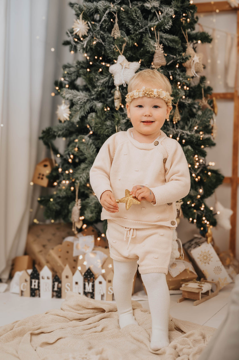 2-3y Knitted Cozy 2 pcs Set - SOALSA