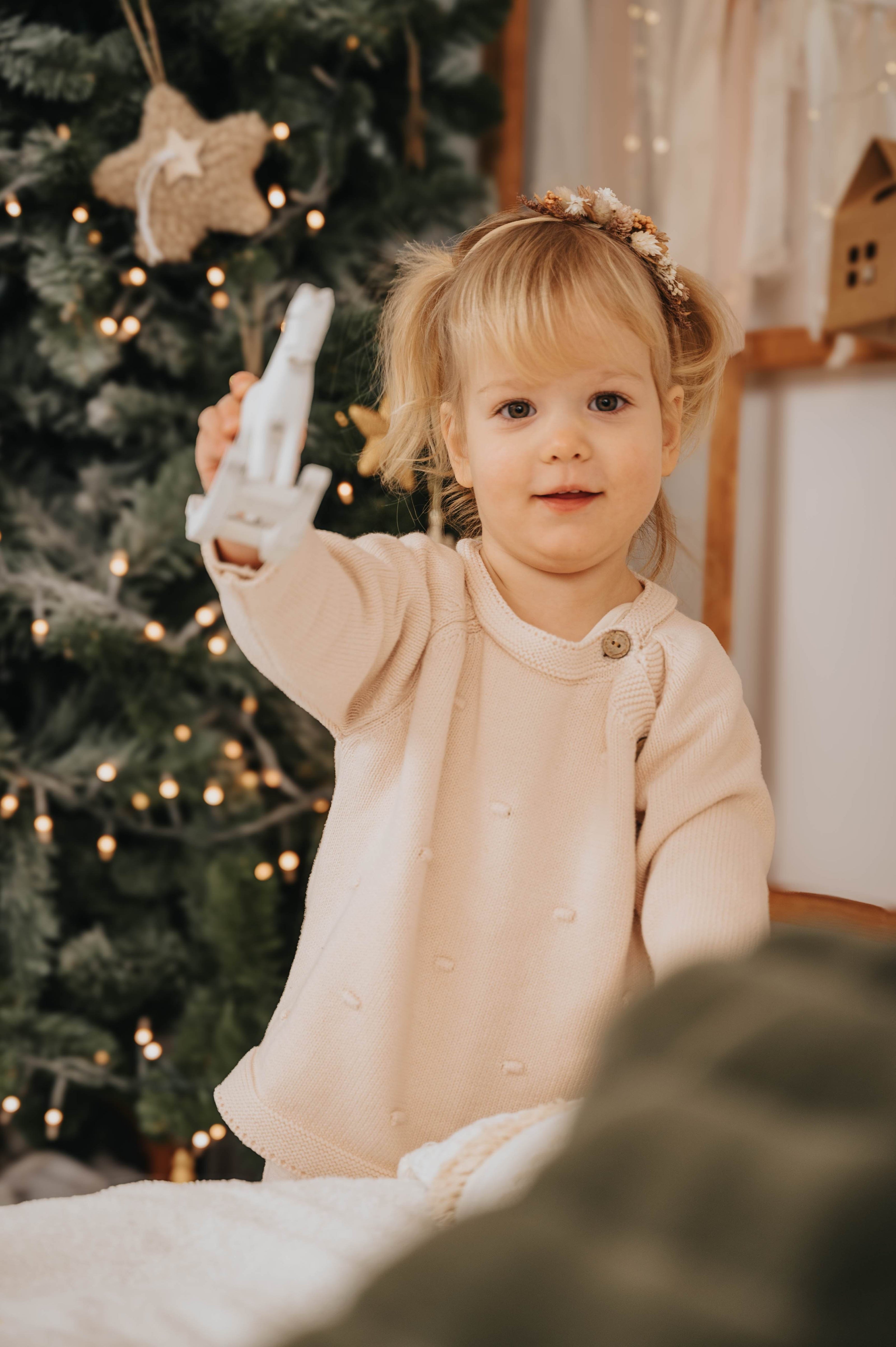 2-3y Knitted Cozy 2 pcs Set - SOALSA