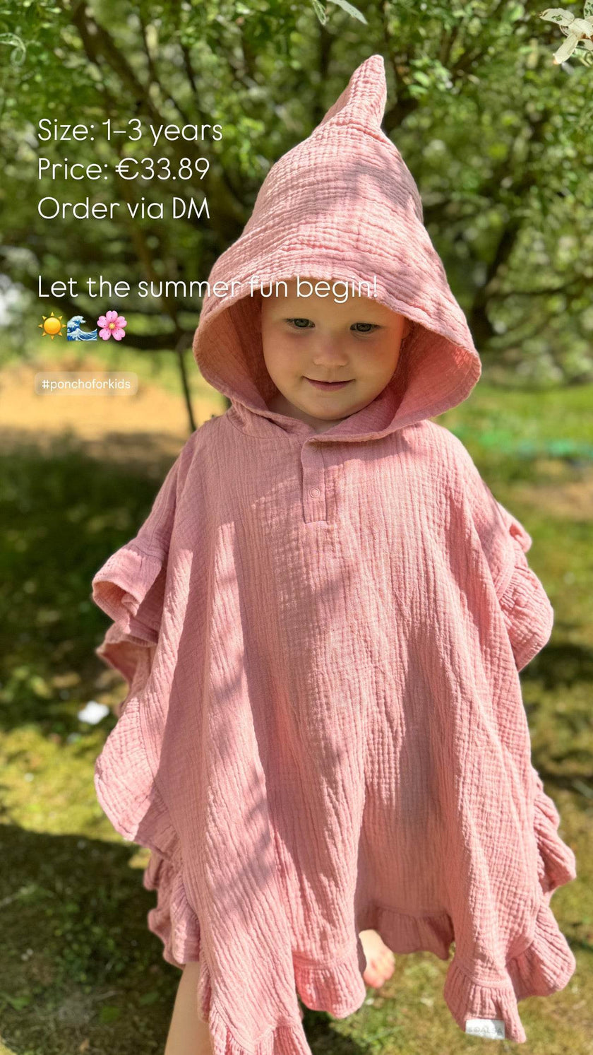 Organic Muslin Poncho - SOALSA