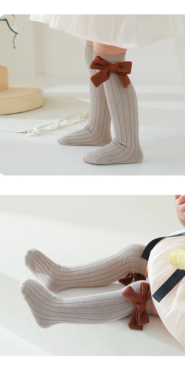 Knee-High Vintage Socks 3-6 y