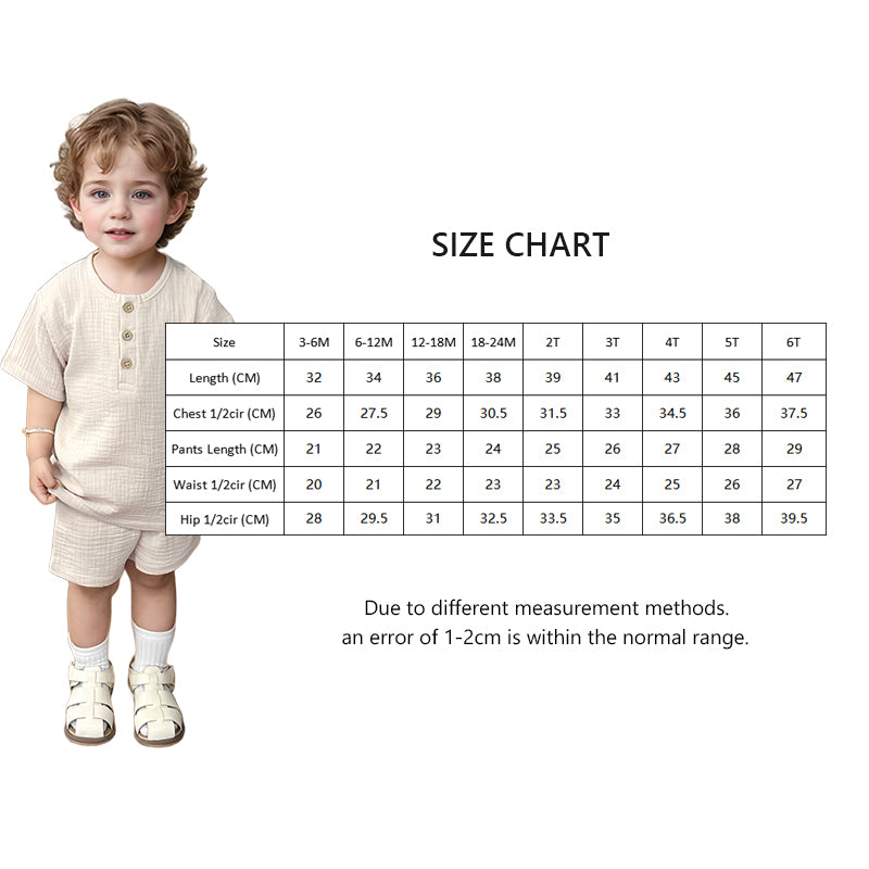 Muslin Summer Unisex Set