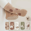 5 pcs Anti Slip Baby Socks 6-12 m