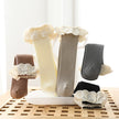 Girls Knee High Socks Lace Ruffle
