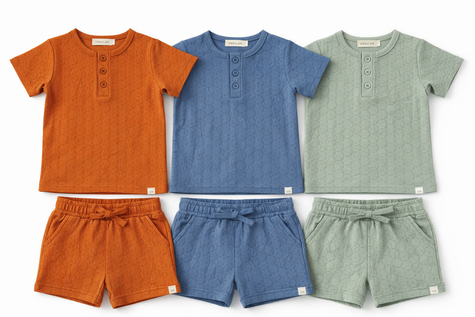 Honeycomb Jacquard 3-Pack Boy