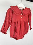 18-24 m Red Berry Christmas Romper