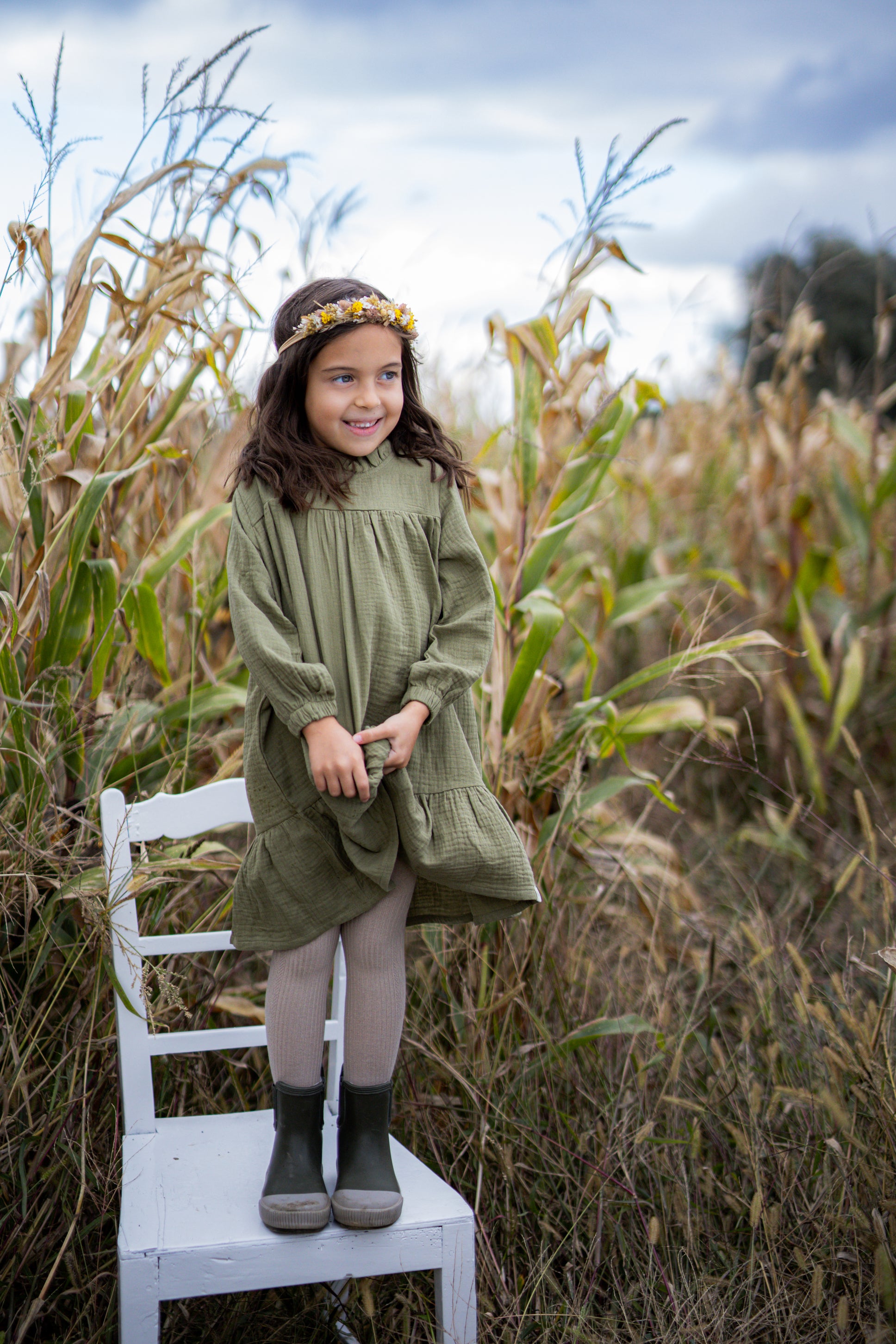 Muslin Cotton Dress Mia - SOALSA